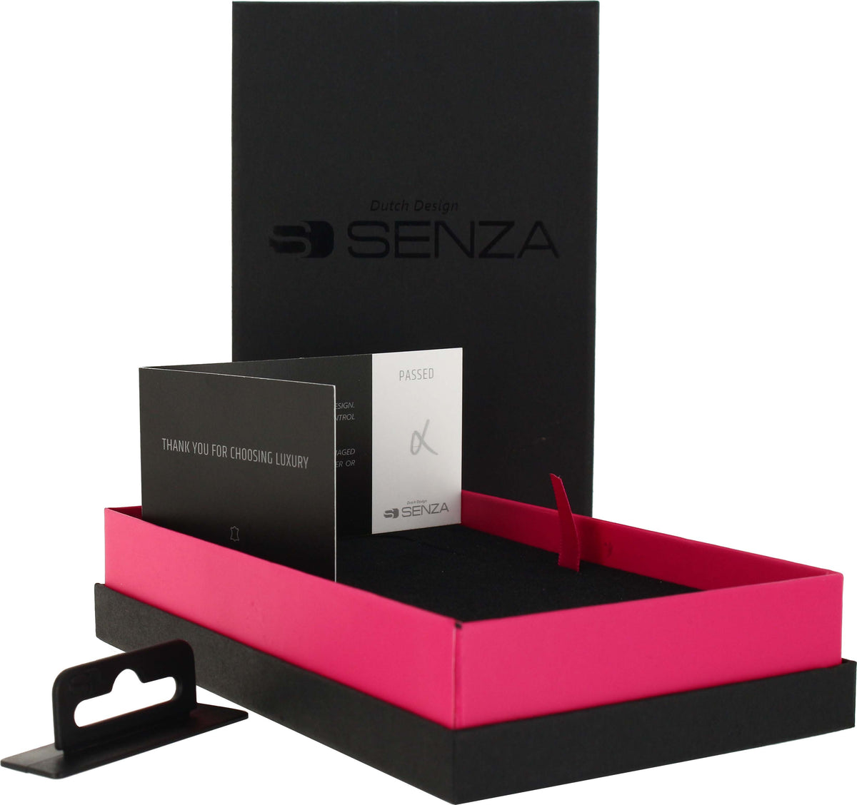 Senza Premium Leather Charge/Sync Cable Usb-C 1.5M. 15W Black
