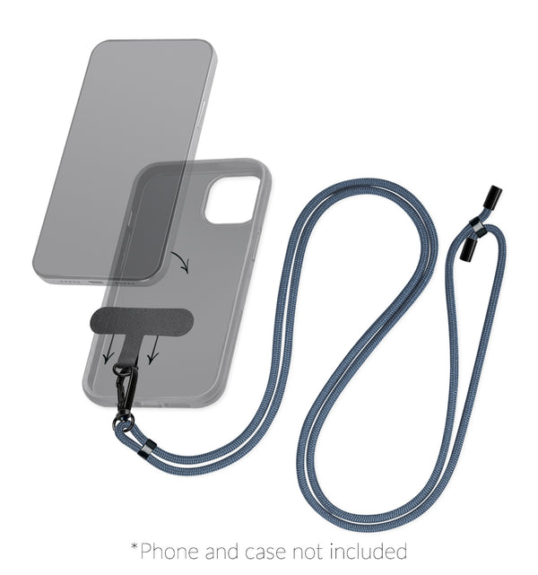 Mobilize Nylon Lanyard Blue