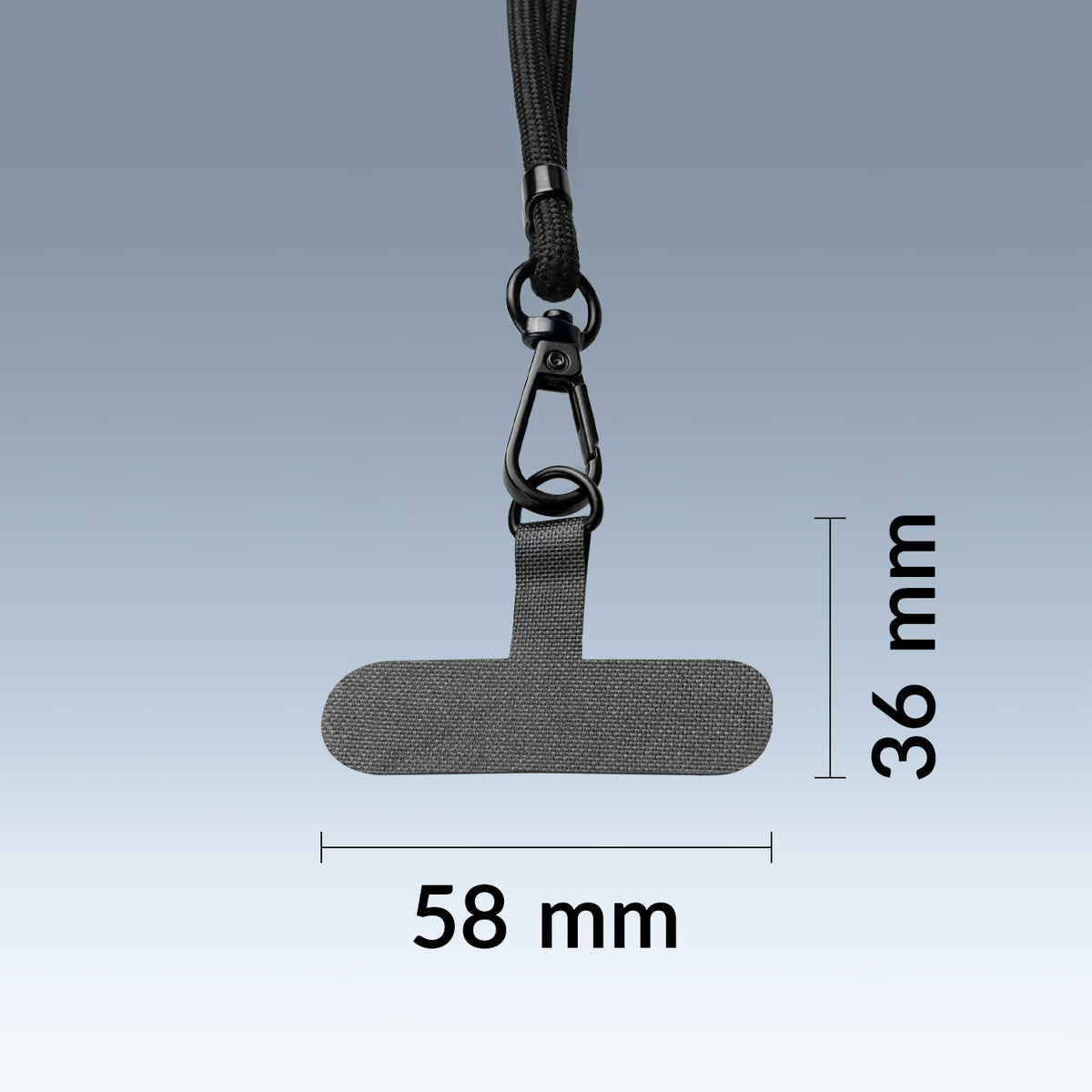 Mobilize Nylon Lanyard Blue