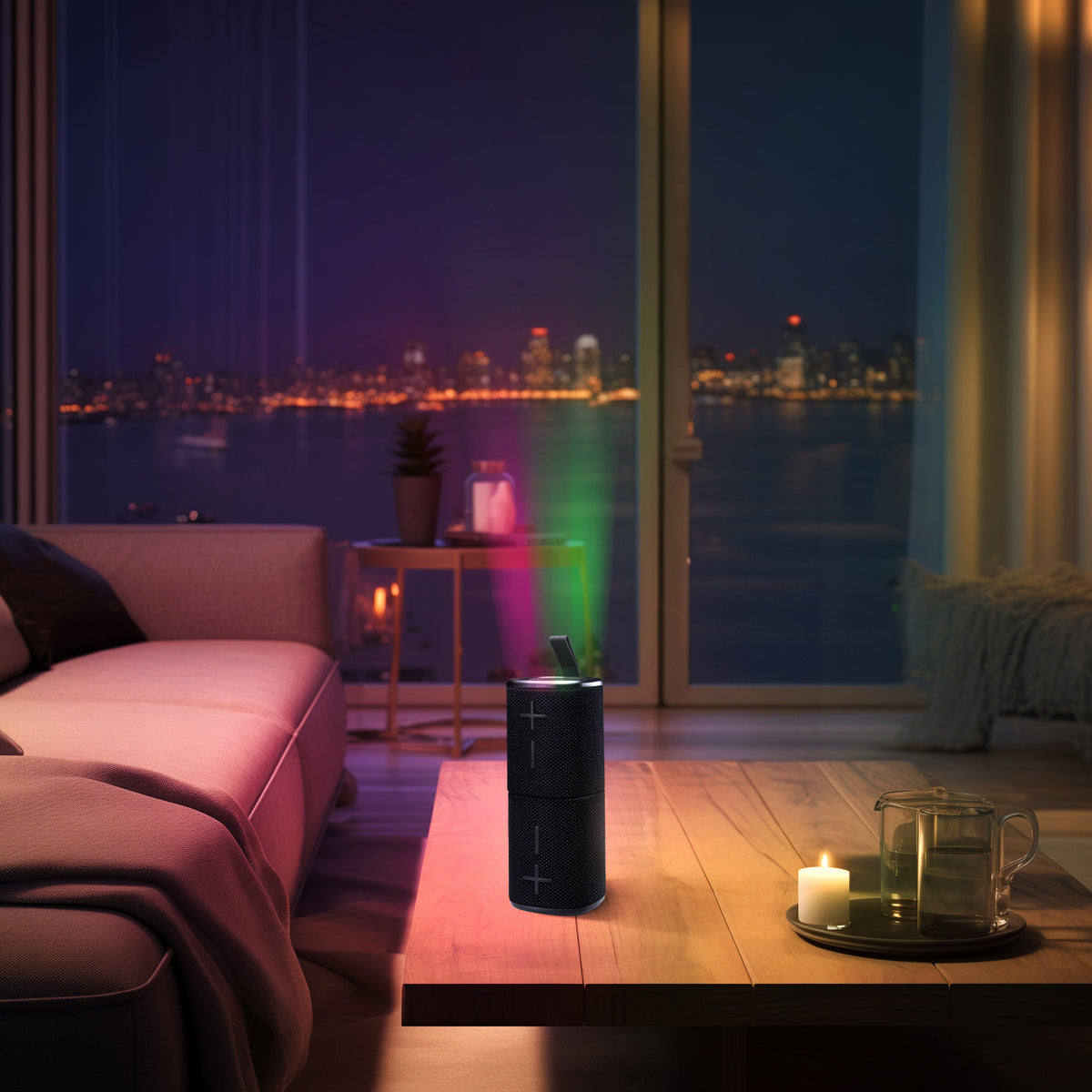 Mobilize 2In1 Bluetooth Speaker Tws Black