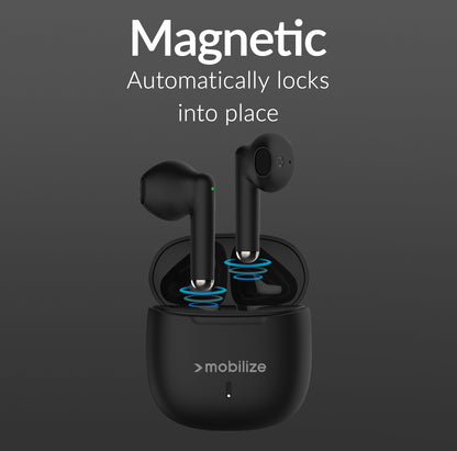 Mobilize Tws Earbuds Black