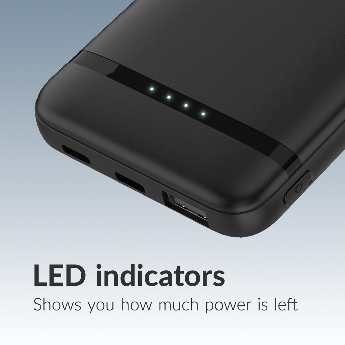 Mobilize Power Bank 5000Mah 10W Black