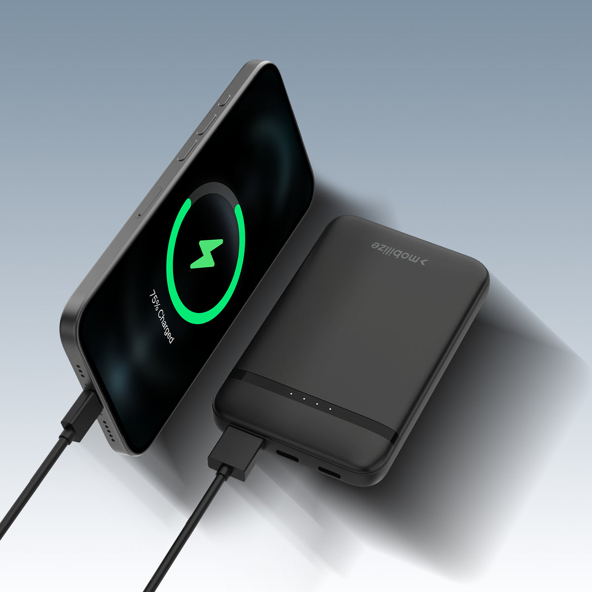 Mobilize Power Bank 5000Mah 10W Black