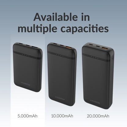 Mobilize Power Bank 5000Mah 10W Black