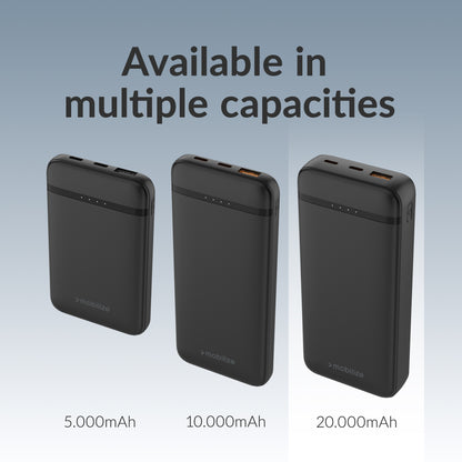 Mobilize Power Bank 20000Mah Pd 20W Black