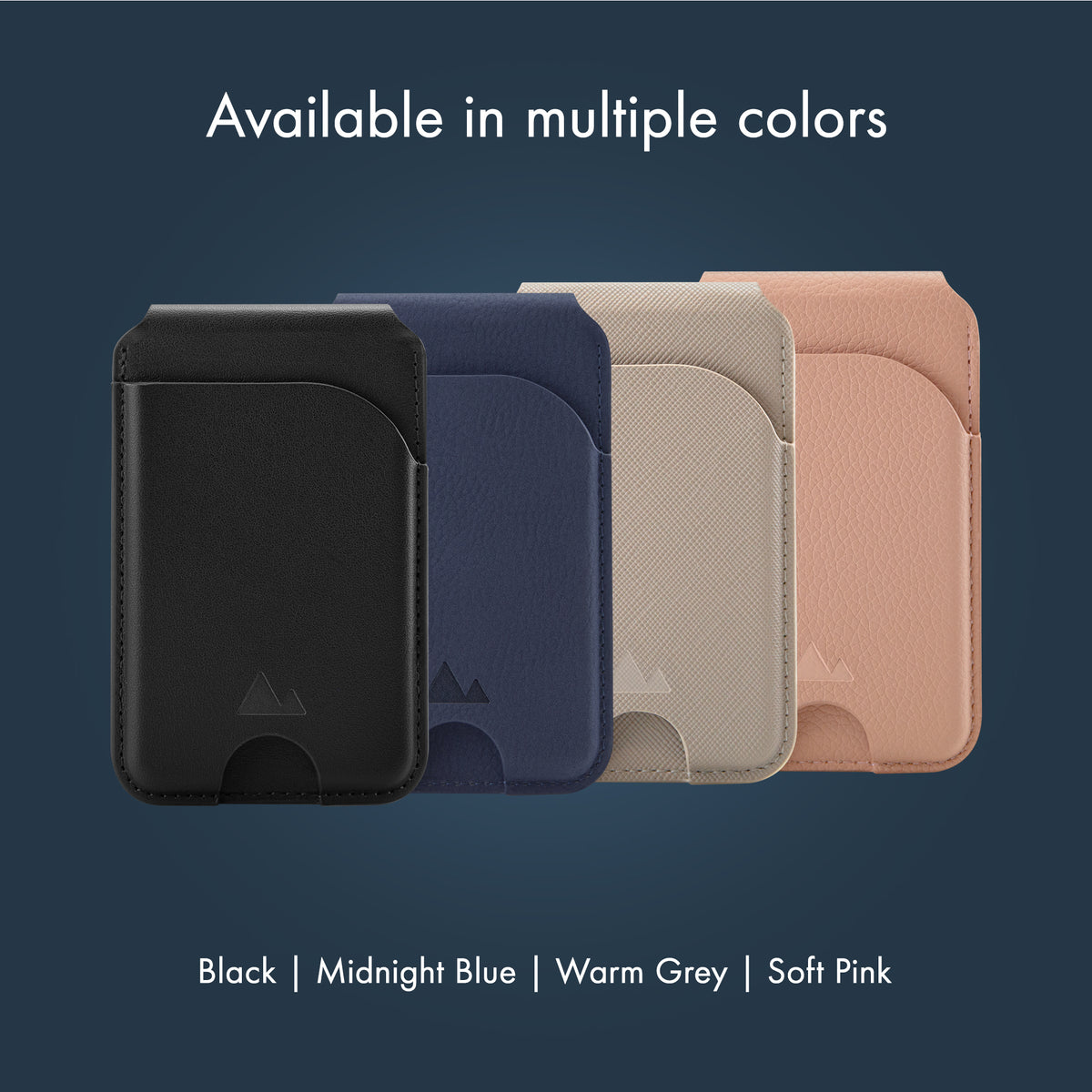 My Style Magsafe Compatible Magnet Card Holder With Stand Function Midnight Blue